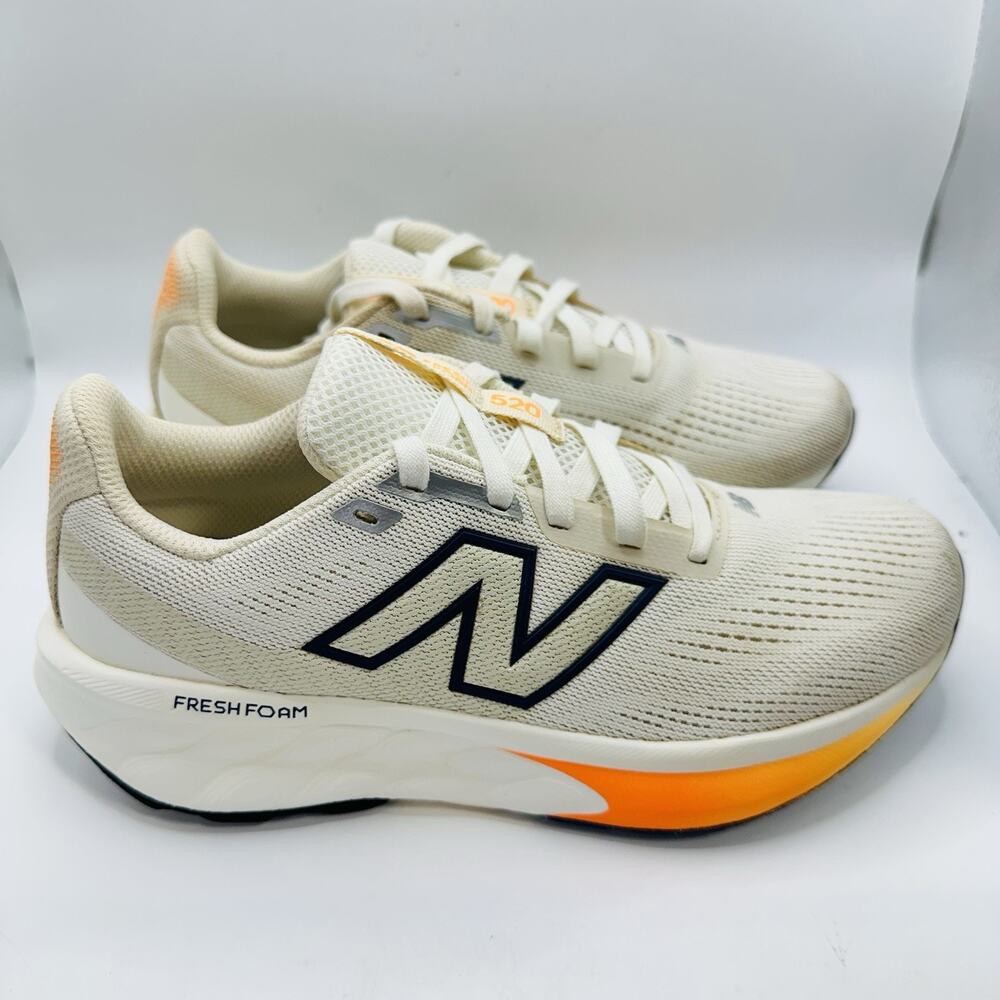 New Balance Fresh Foam 520 v9 ‘White Beige’ Running Shoes W520LG9 | Women’s 7.5 - Picture 2 of 10